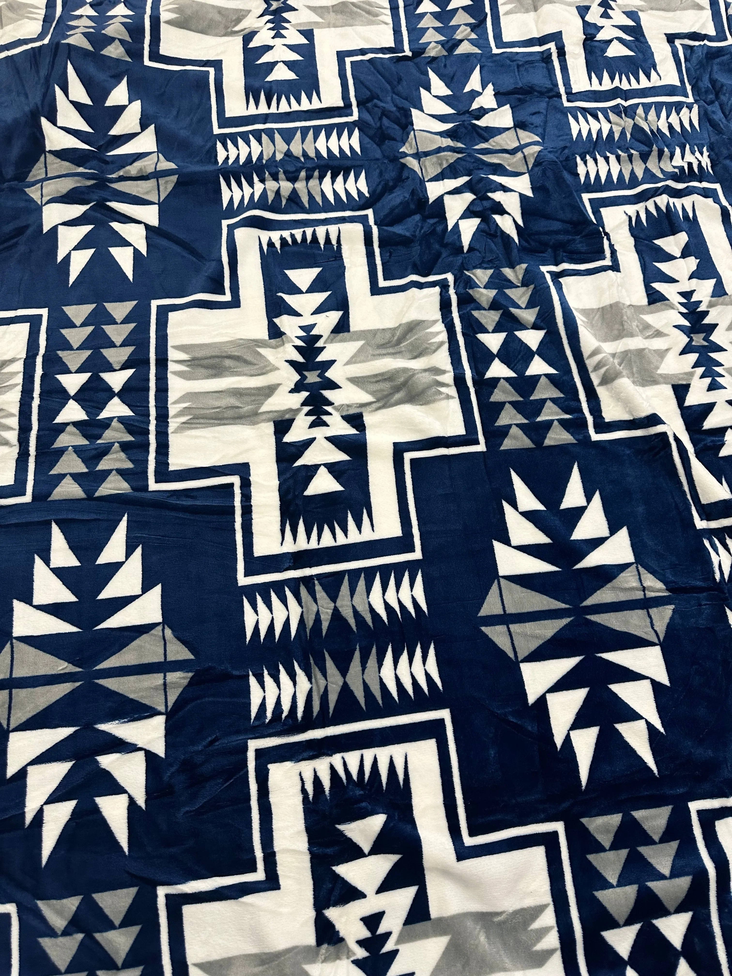 Full Size(60”x80”) Aztec Fleece Blanket-Multiple Colors Available