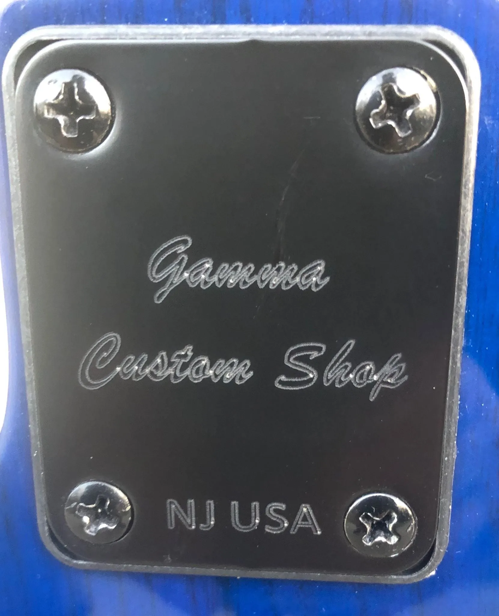 GAMMA [SOLD] Custom H19-01, Kappa Model, Quilted Flame Blue