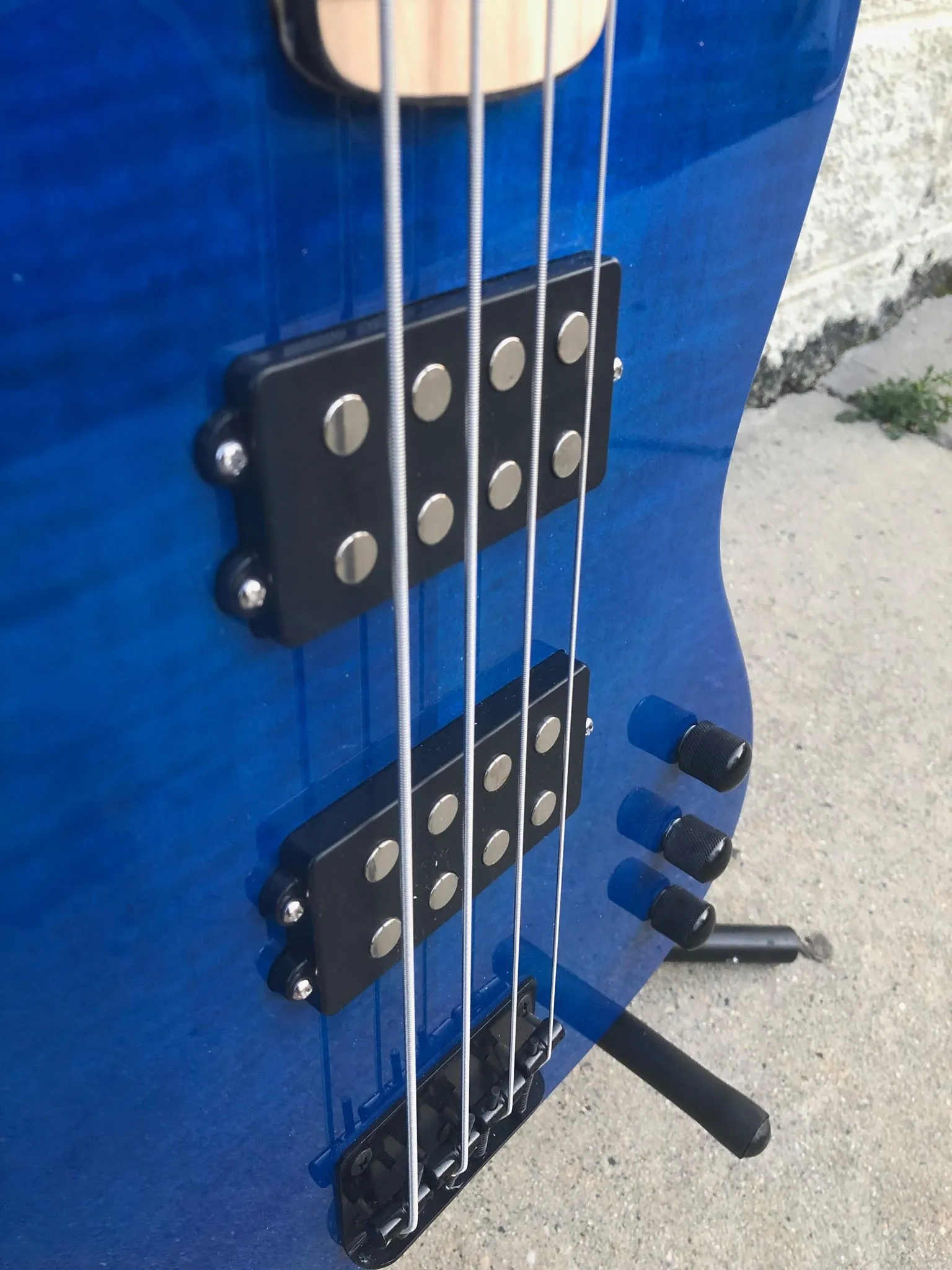 GAMMA [SOLD] Custom H19-01, Kappa Model, Quilted Flame Blue