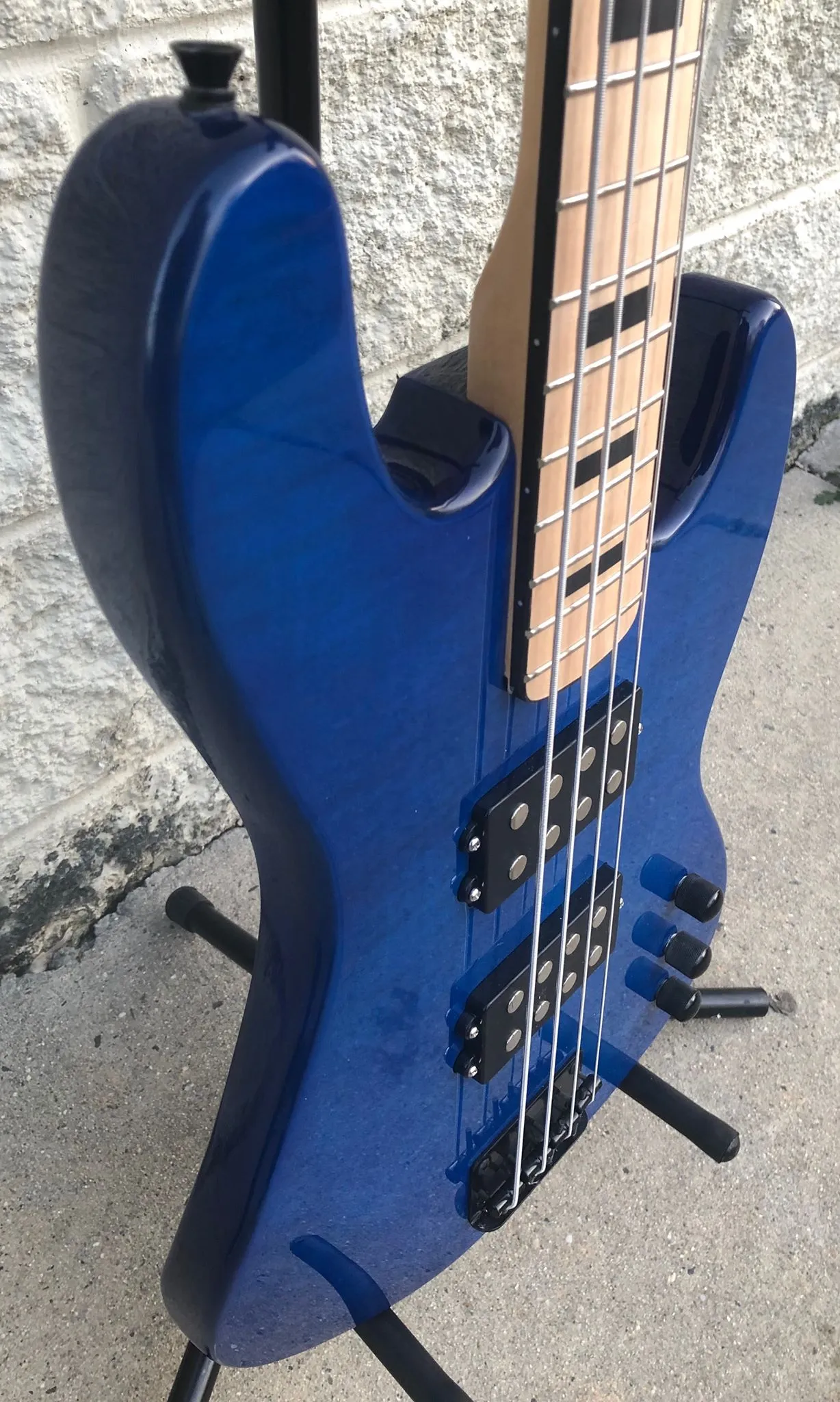 GAMMA [SOLD] Custom H19-01, Kappa Model, Quilted Flame Blue