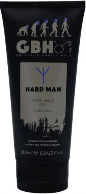 GBH Hard Man Hard Hold Gel 200ml
