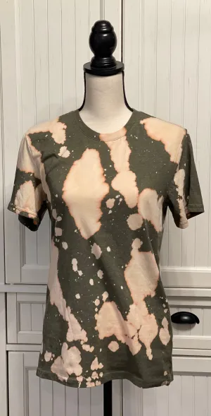Gemini Distressed Short Sleeve Shirt ~ Unisex Size XS