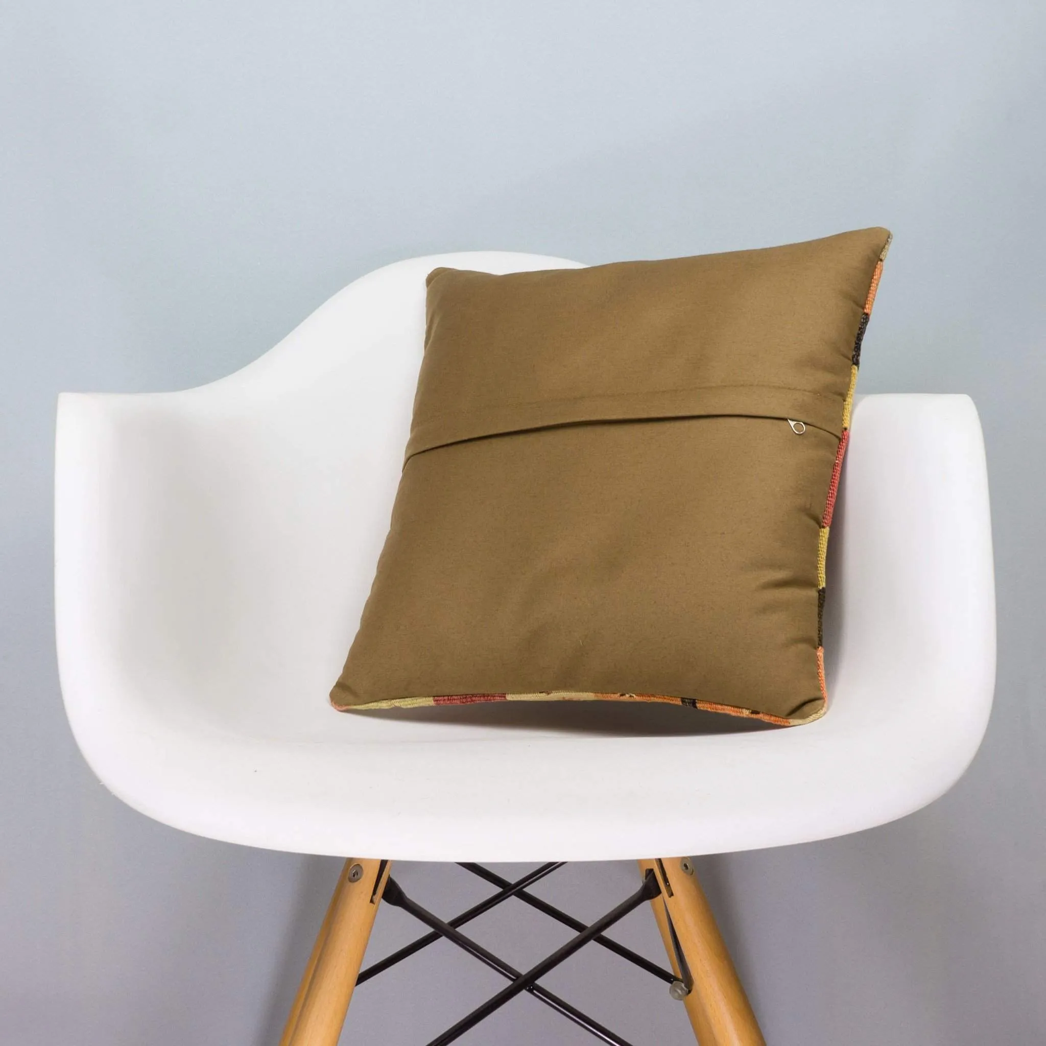 Geometric Multi Color Kilim Pillow Cover 16x16 4632