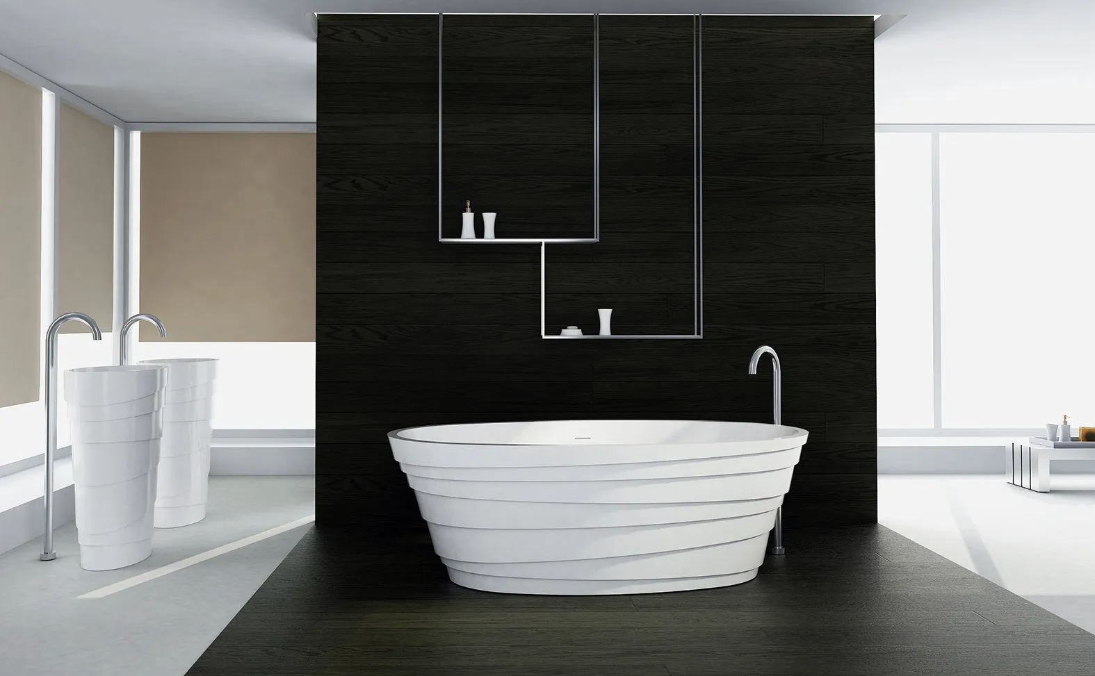 Gia Designer Stone Bath - 1600mm - G65100