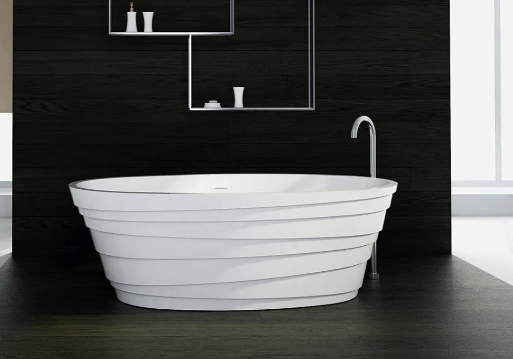 Gia Designer Stone Bath - 1600mm - G65100