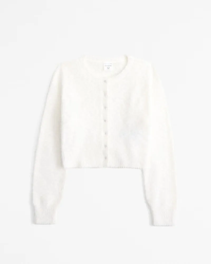 Girls Soft Cropped Cardigan