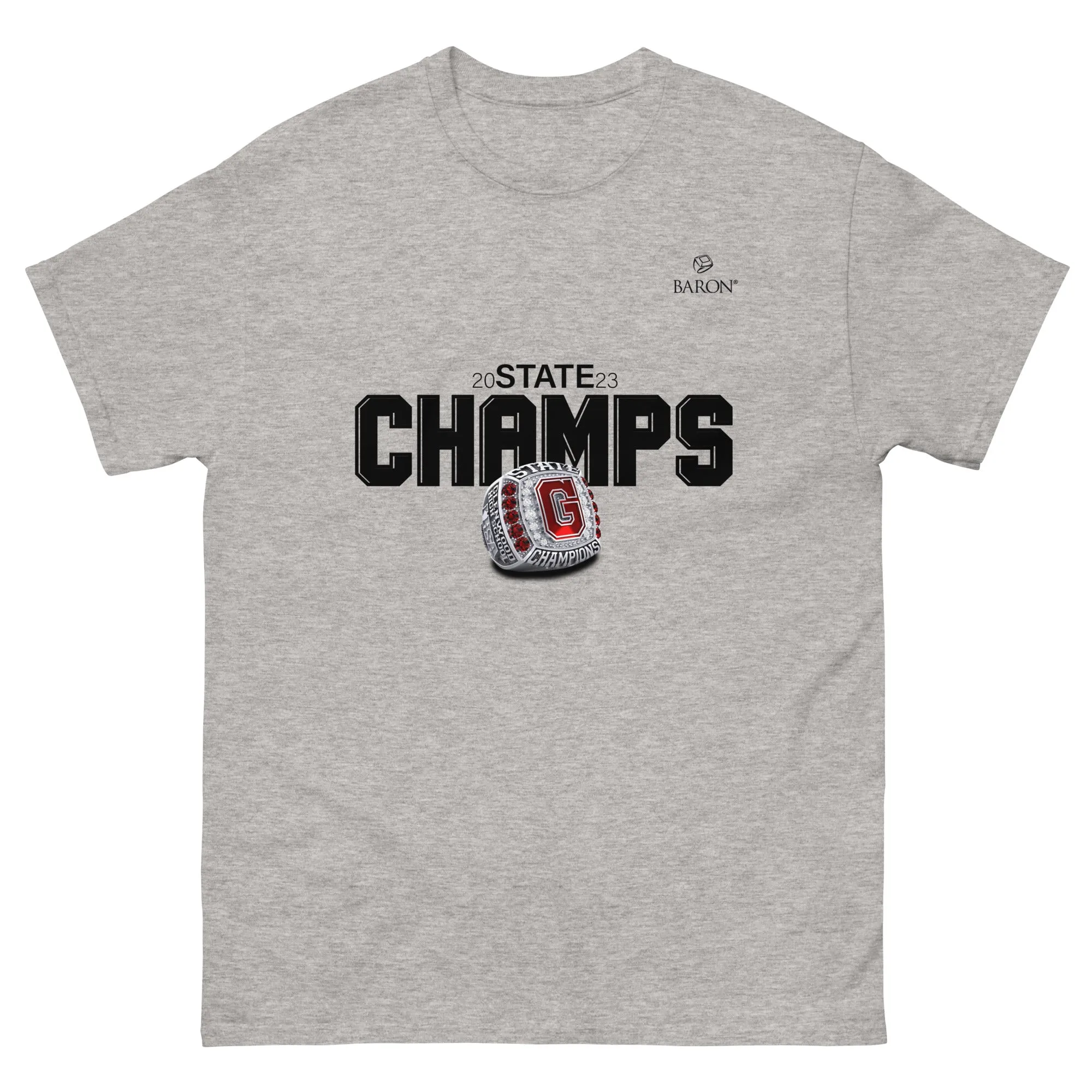 Glenwood High School Soccer 2023 Championship T-Shirt