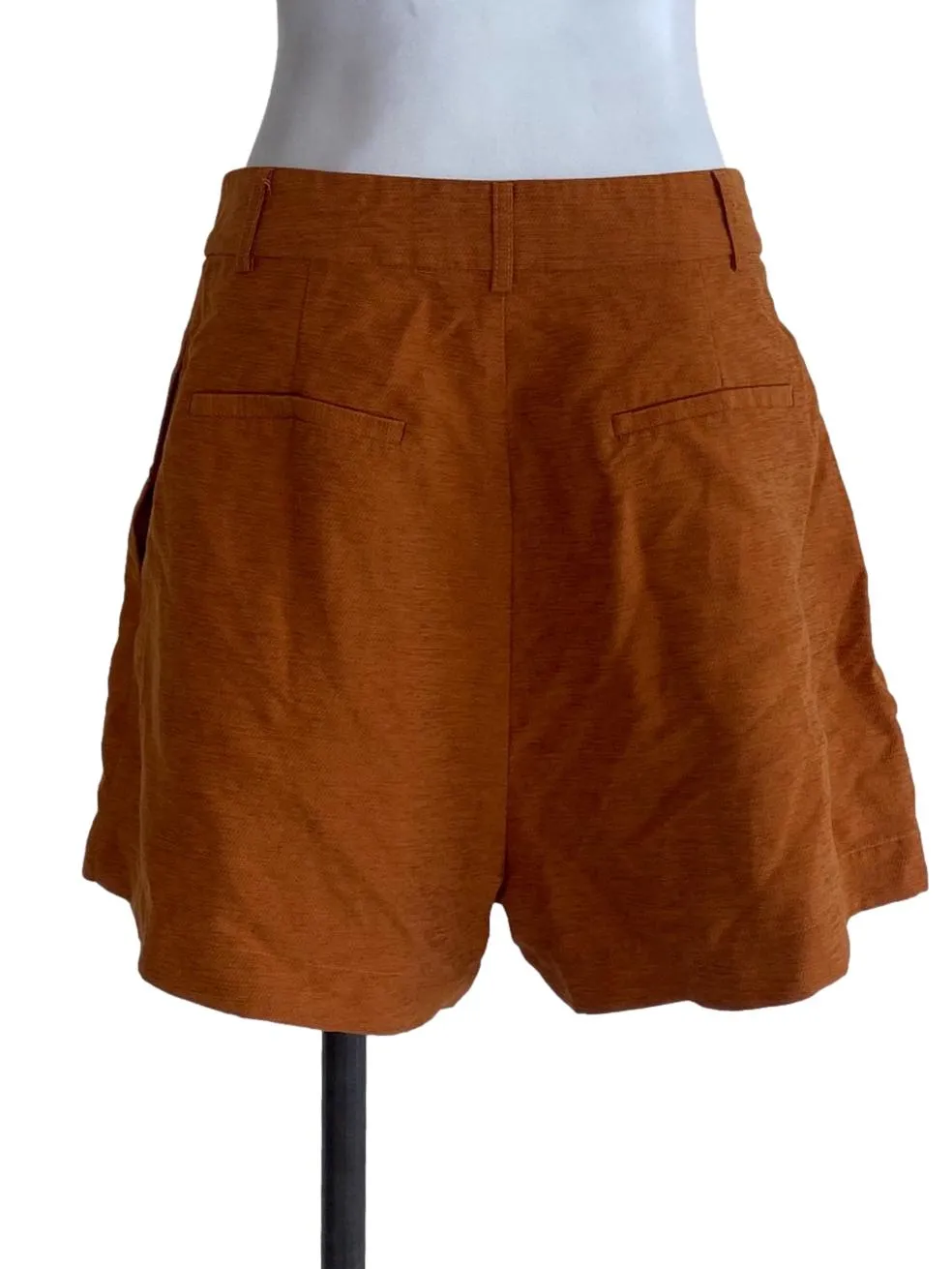 Gold Textured Shorts