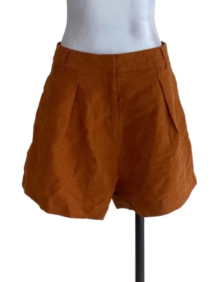 Gold Textured Shorts
