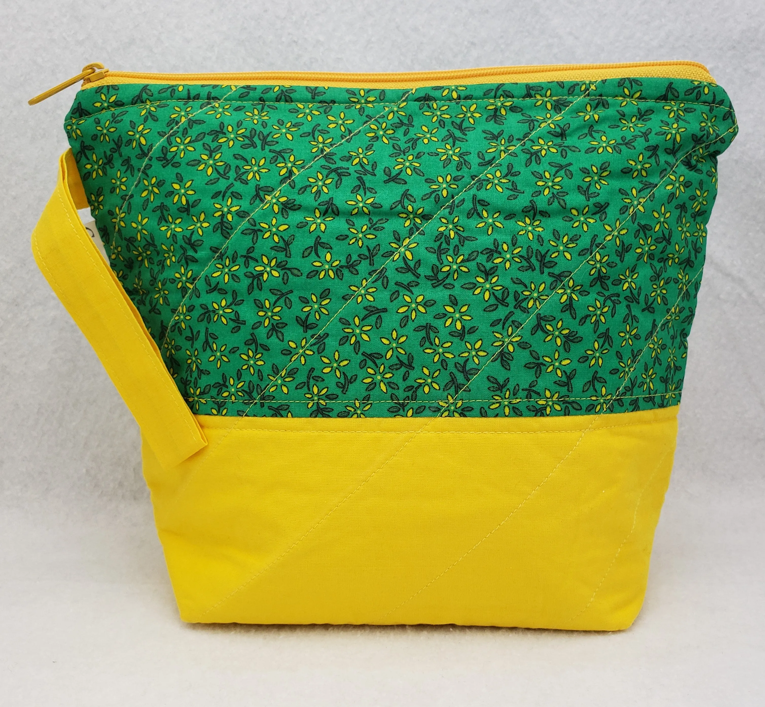 Green and Yellow - Project Bag - Small