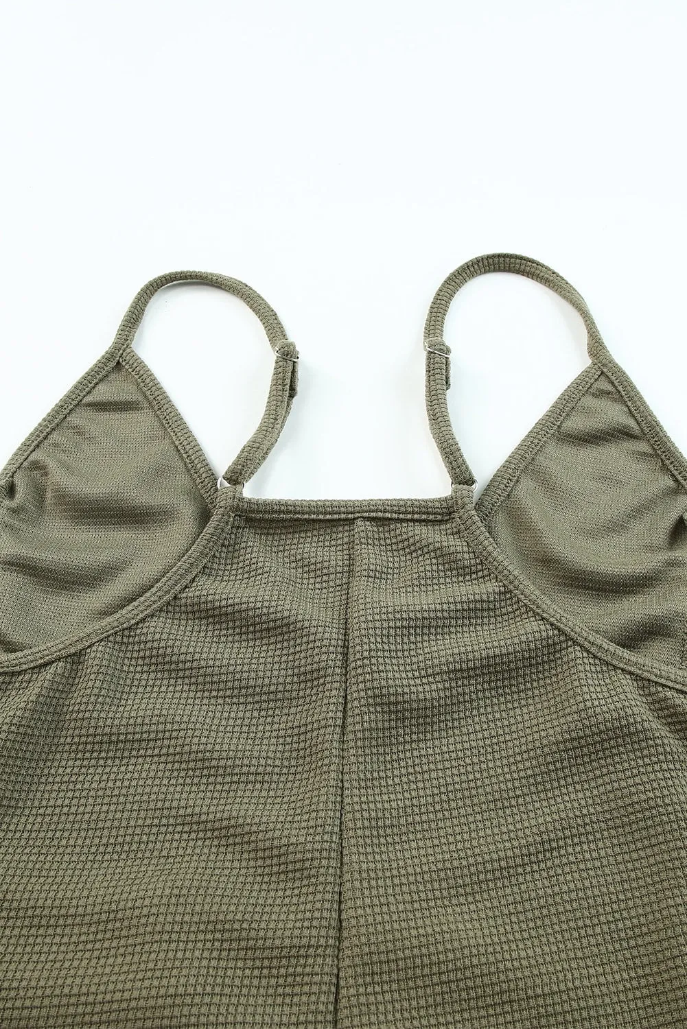 Green Textured Jumpsuit