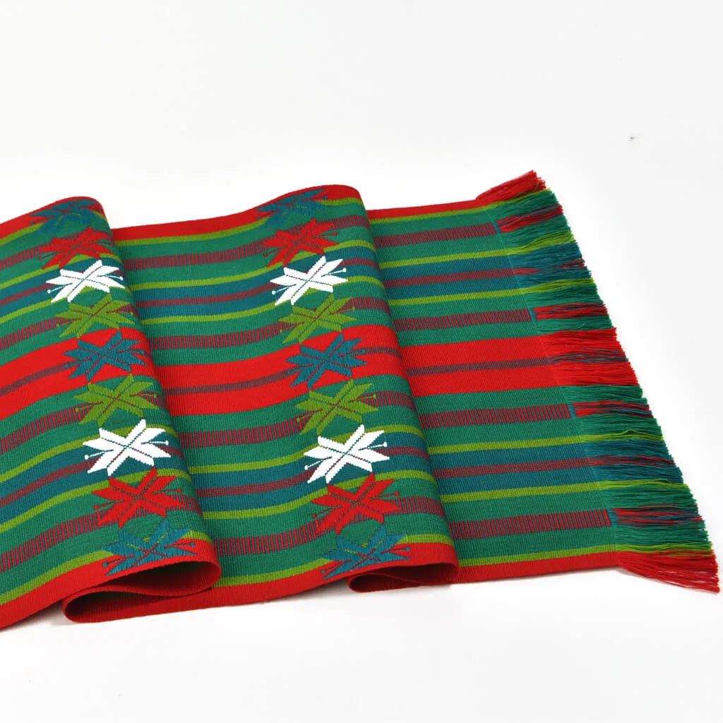 Guatemala Hand woven Christmas Table Runner