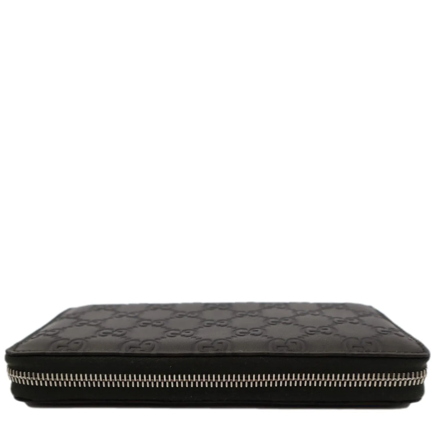 GUCCI GG Leather Zippy Wallet Brown 233025