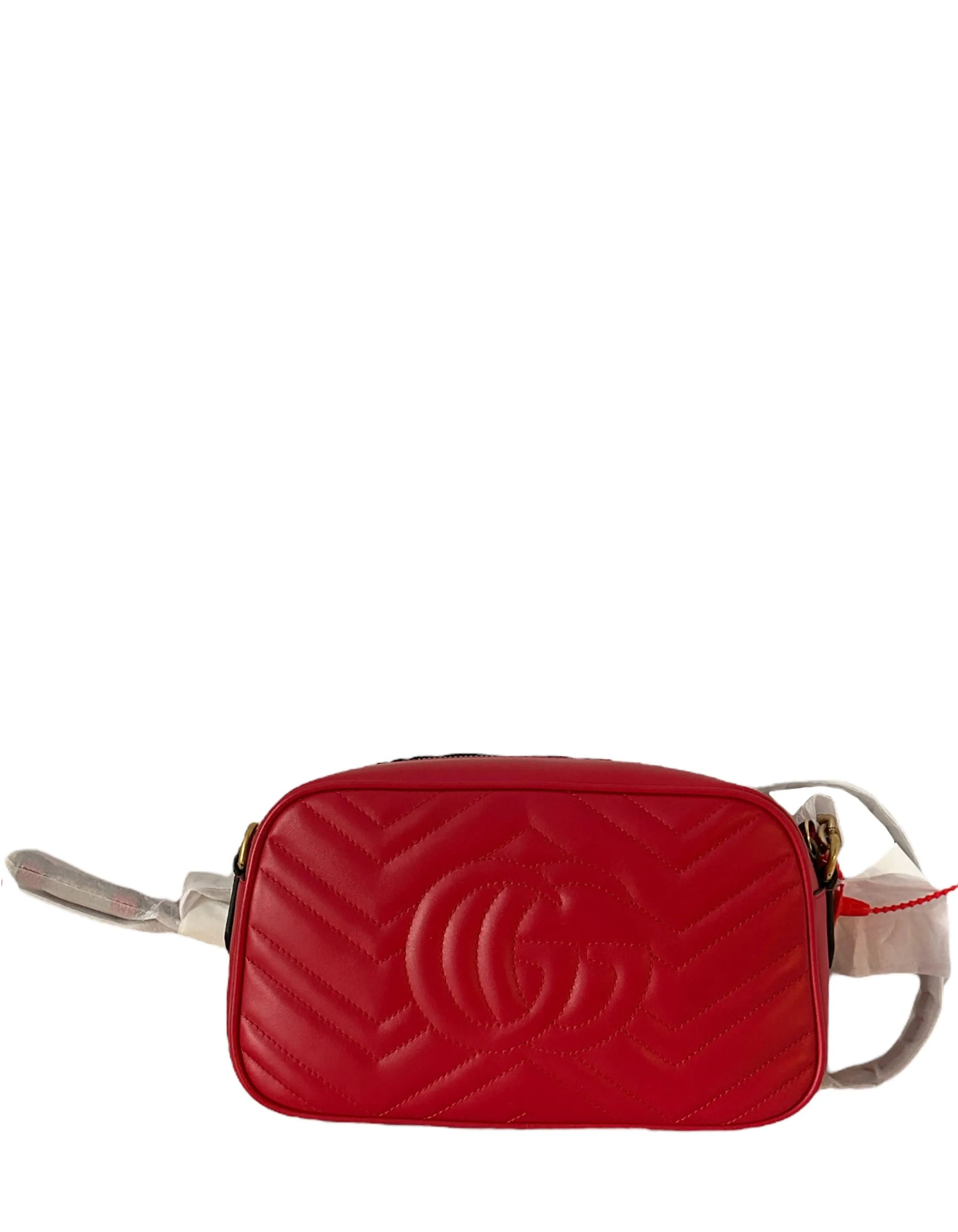 Gucci NEW Red GG Marmont Crossbody Bag
