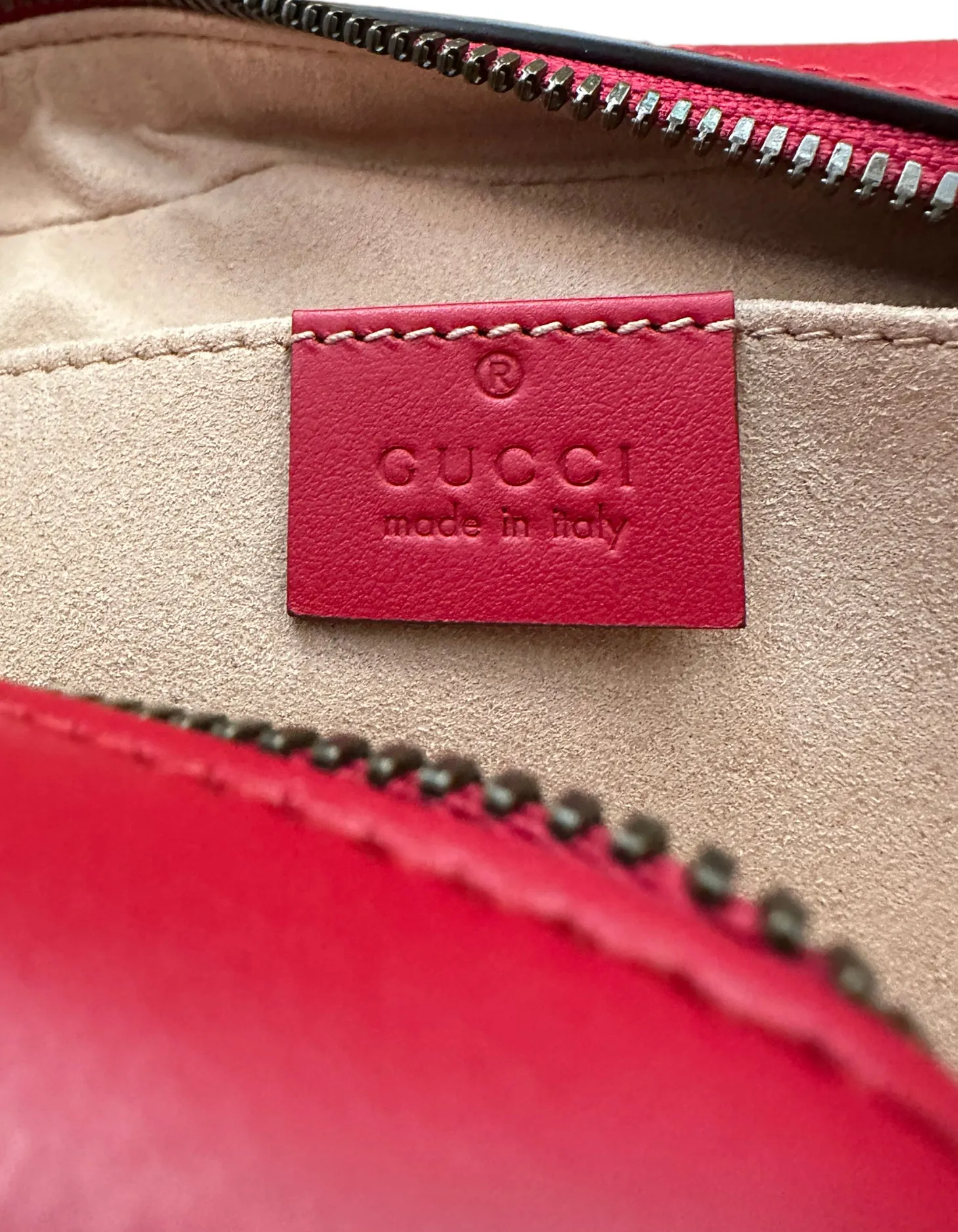 Gucci NEW Red GG Marmont Crossbody Bag