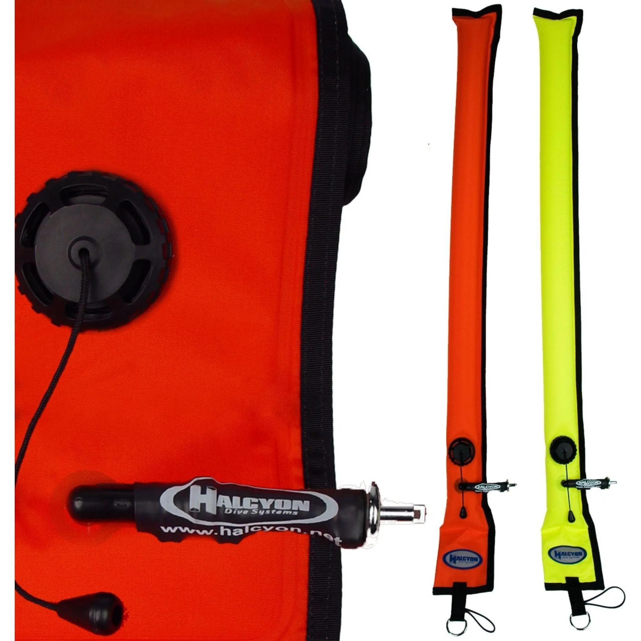 Halcyon Diver's Alert Marker, 3.3' (1 m ) - Closed CC