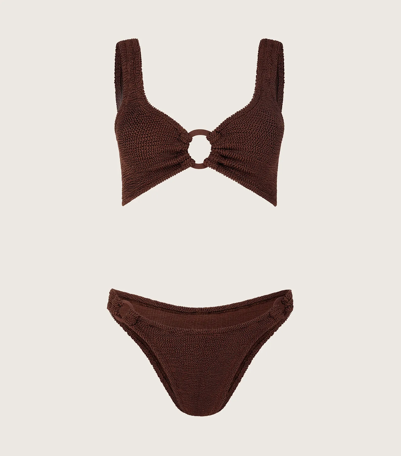 Hallie Bikini - Metallic Chocolate