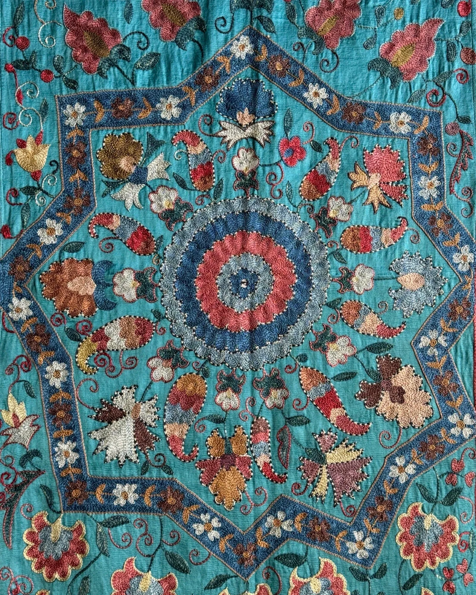 Hand Stitched Suzani (CSSU086024 |  60 x 92")