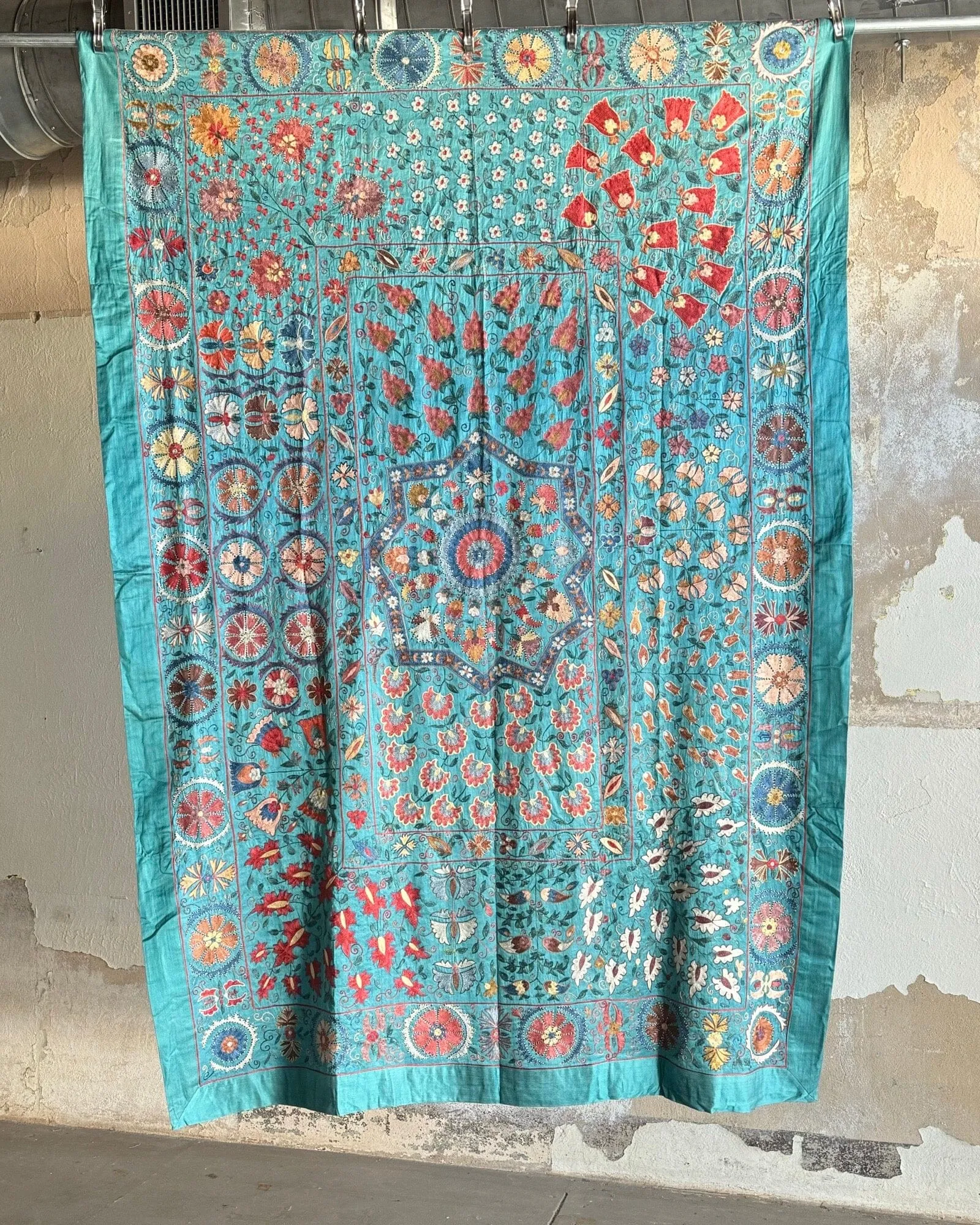 Hand Stitched Suzani (CSSU086024 |  60 x 92")
