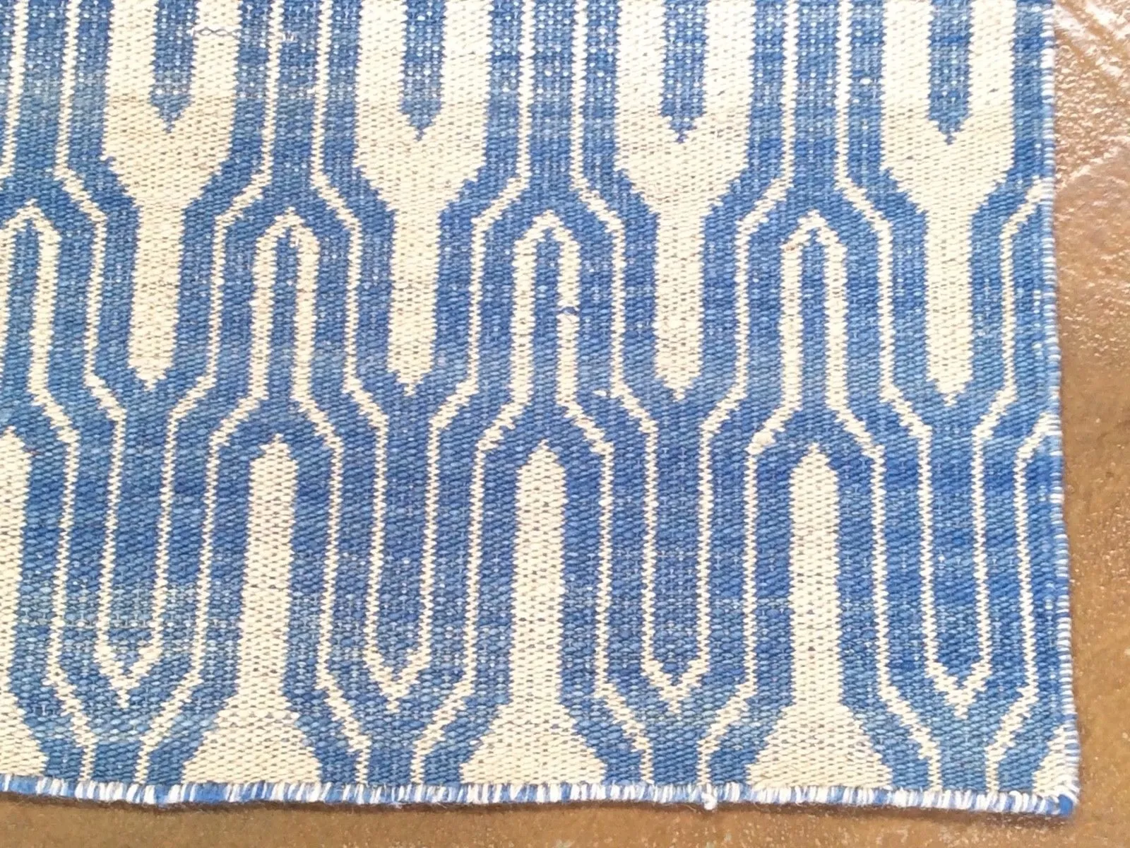 Hand-Woven Flatweave Reversible Handmade 100% Wool Rug (Size 2.8 X 7.10) Brrsf-1431