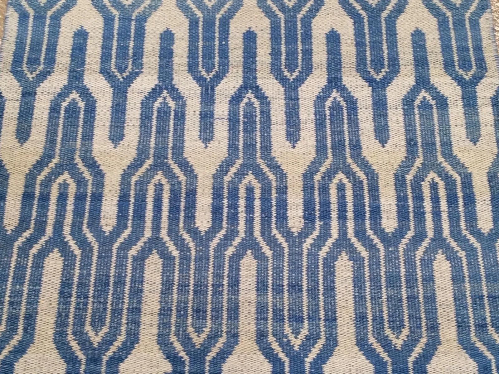 Hand-Woven Flatweave Reversible Handmade 100% Wool Rug (Size 2.8 X 7.10) Brrsf-1431