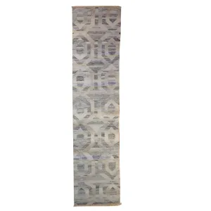 Hand-Woven Reversible Darrie Handmade Kilim Wool Rug (Size 2.6 x 11.10) Brral-5805