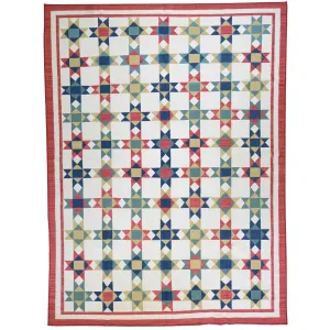 Hand-Woven Southwestern Design Handmade Flatweave Wool Rug (Size 7.11 x 11.7) Cwral-6957