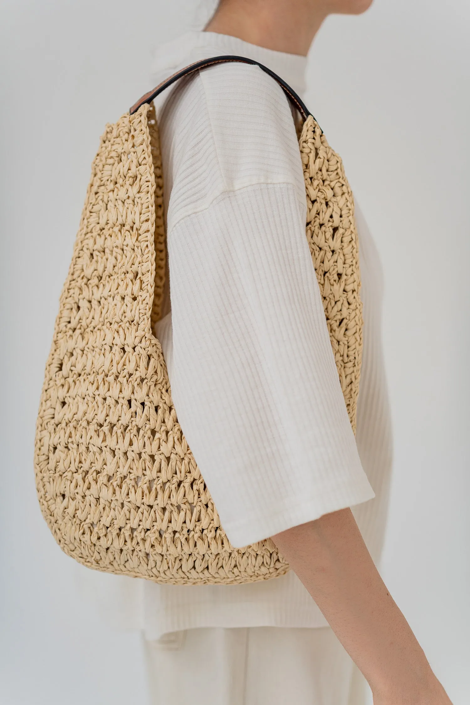 Handmade Contrast Crochet Bag