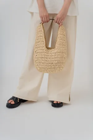 Handmade Contrast Crochet Bag