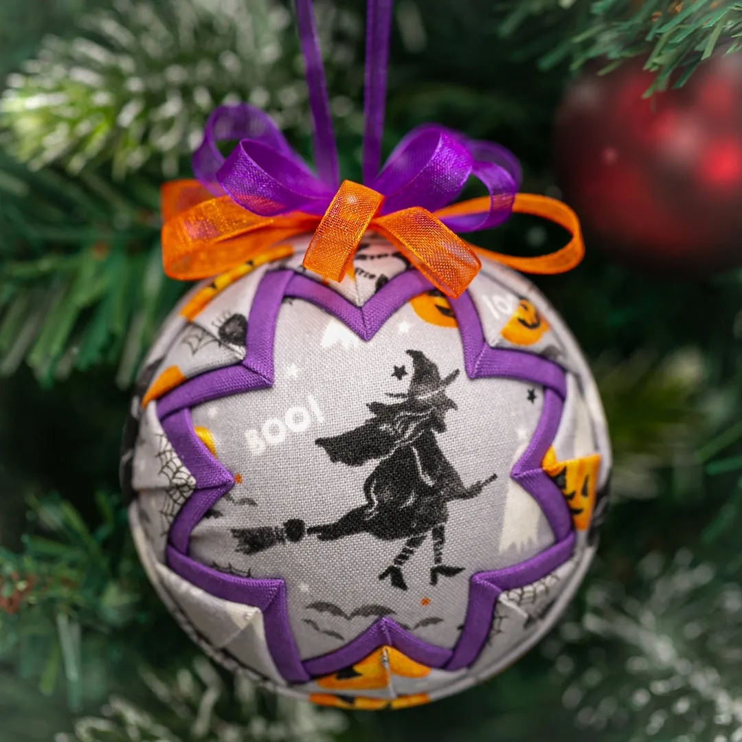 Handmade Heirloom Quilted Halloween Ornament
