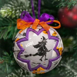 Handmade Heirloom Quilted Halloween Ornament