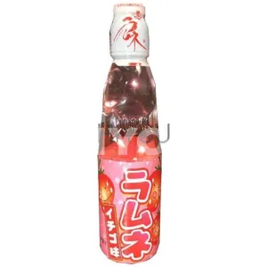 Hata Bottle Ramue Strawberry 200ml ~ 草莓味波子汽水 200ml