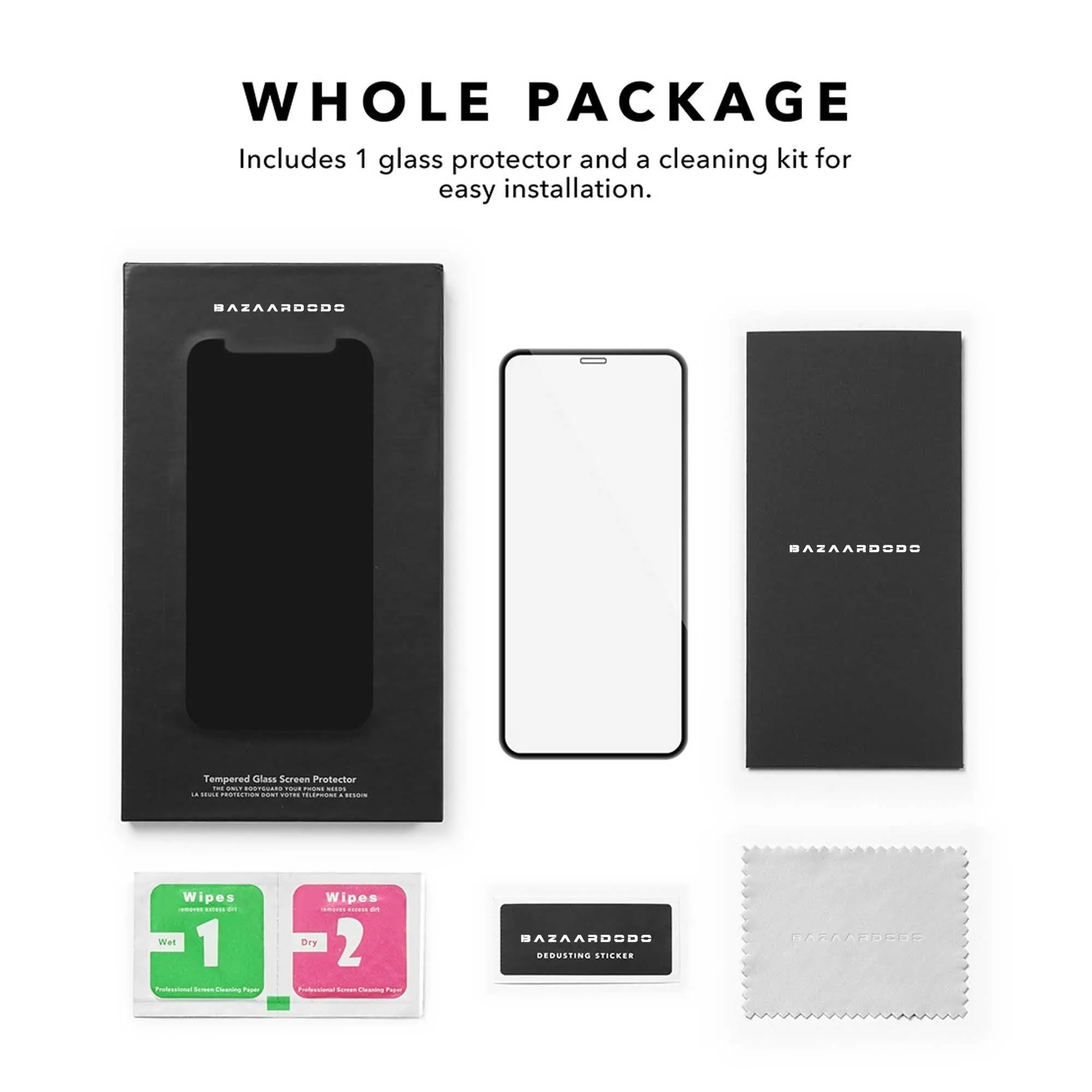 HD Tempered Glass Screen Protector for Samsung