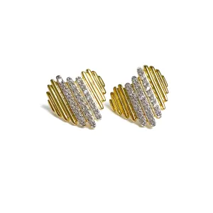 Heart Textured Earrings