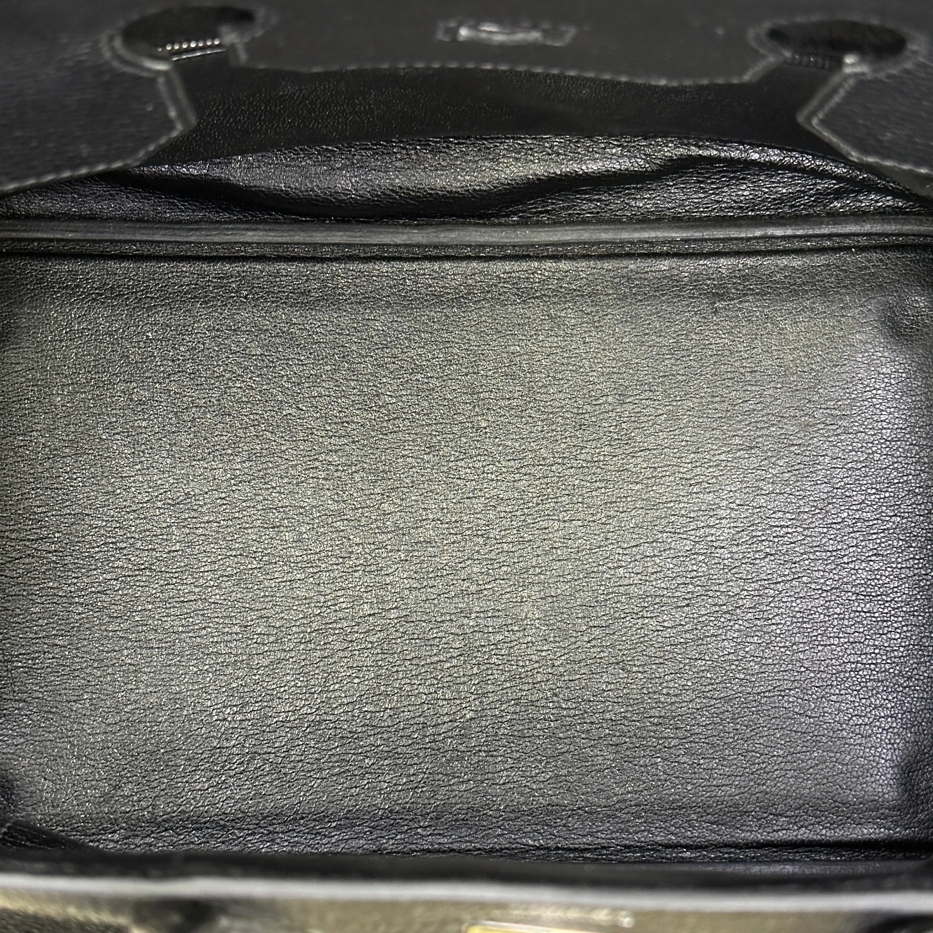 Hermes Birkin 35 Noir - Clemence Leather - Palladium Hardware