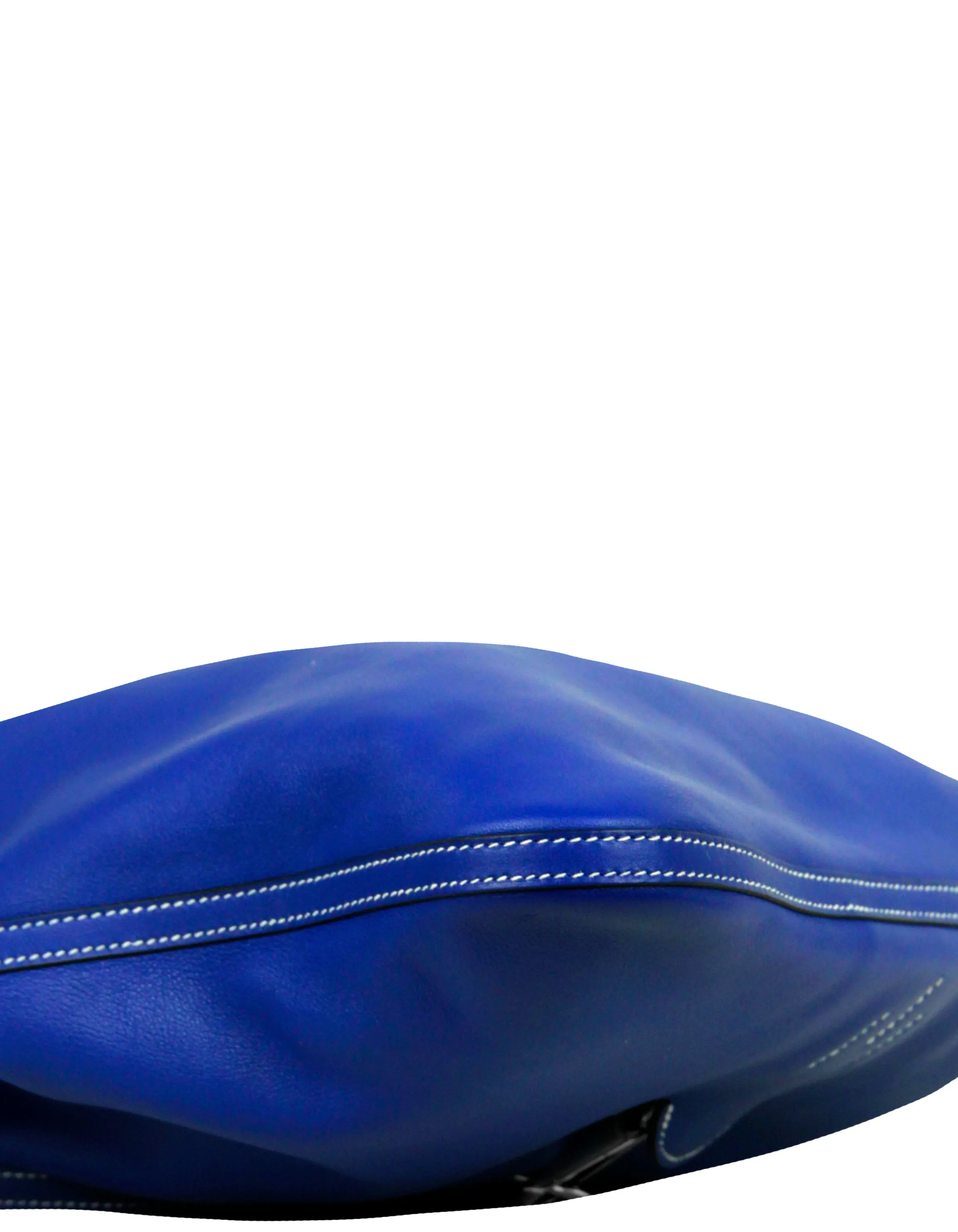 Hermes Blue Electric Bridado Convertible Crossbody/ Backpack Bag