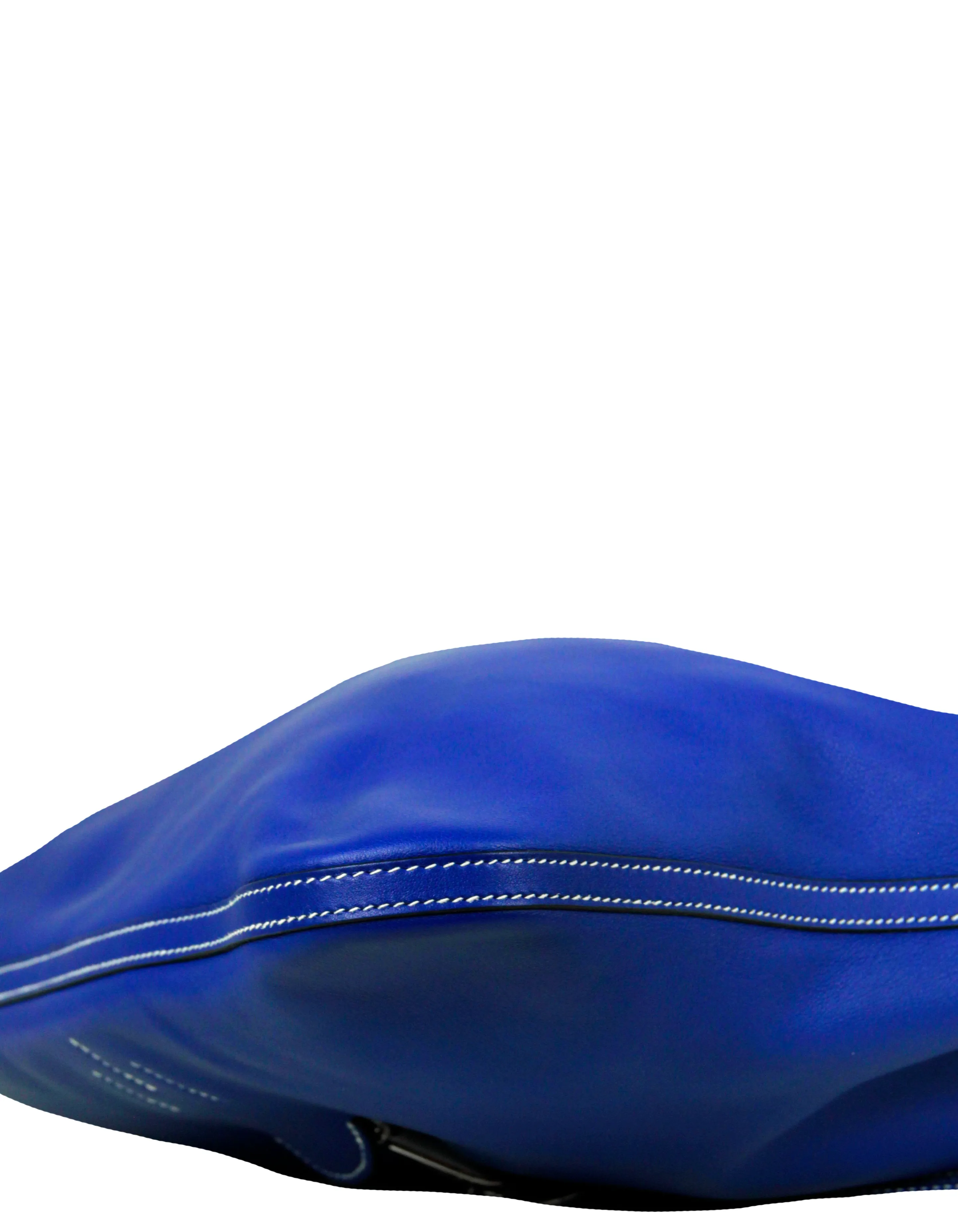Hermes Blue Electric Bridado Convertible Crossbody/ Backpack Bag