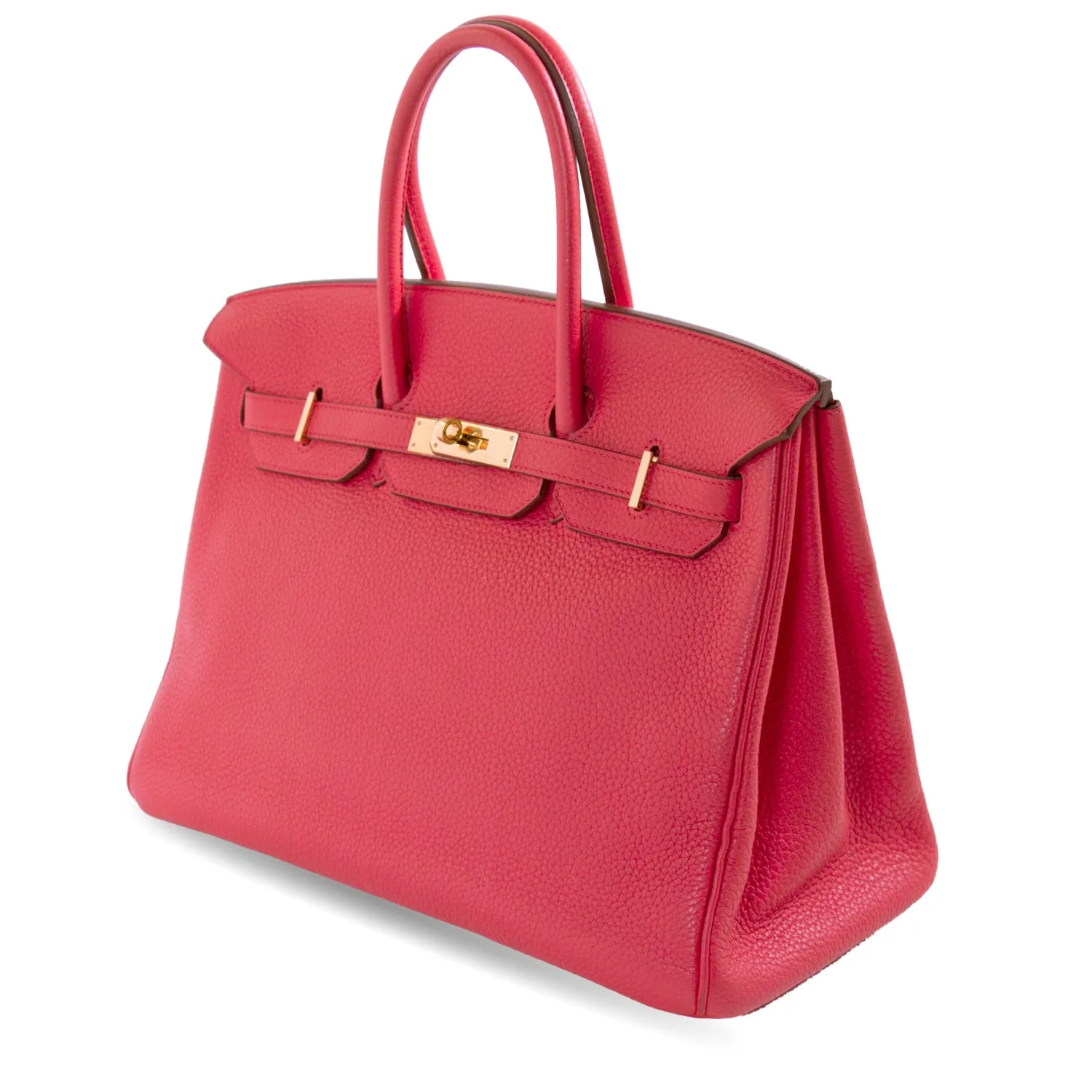 Hermès Birkin 35 Bougainvillier Clemence Leather
