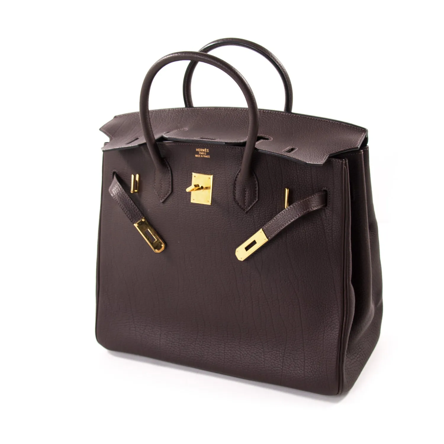 Hermès Birkin 36 HAC Cafe Fjord Leather