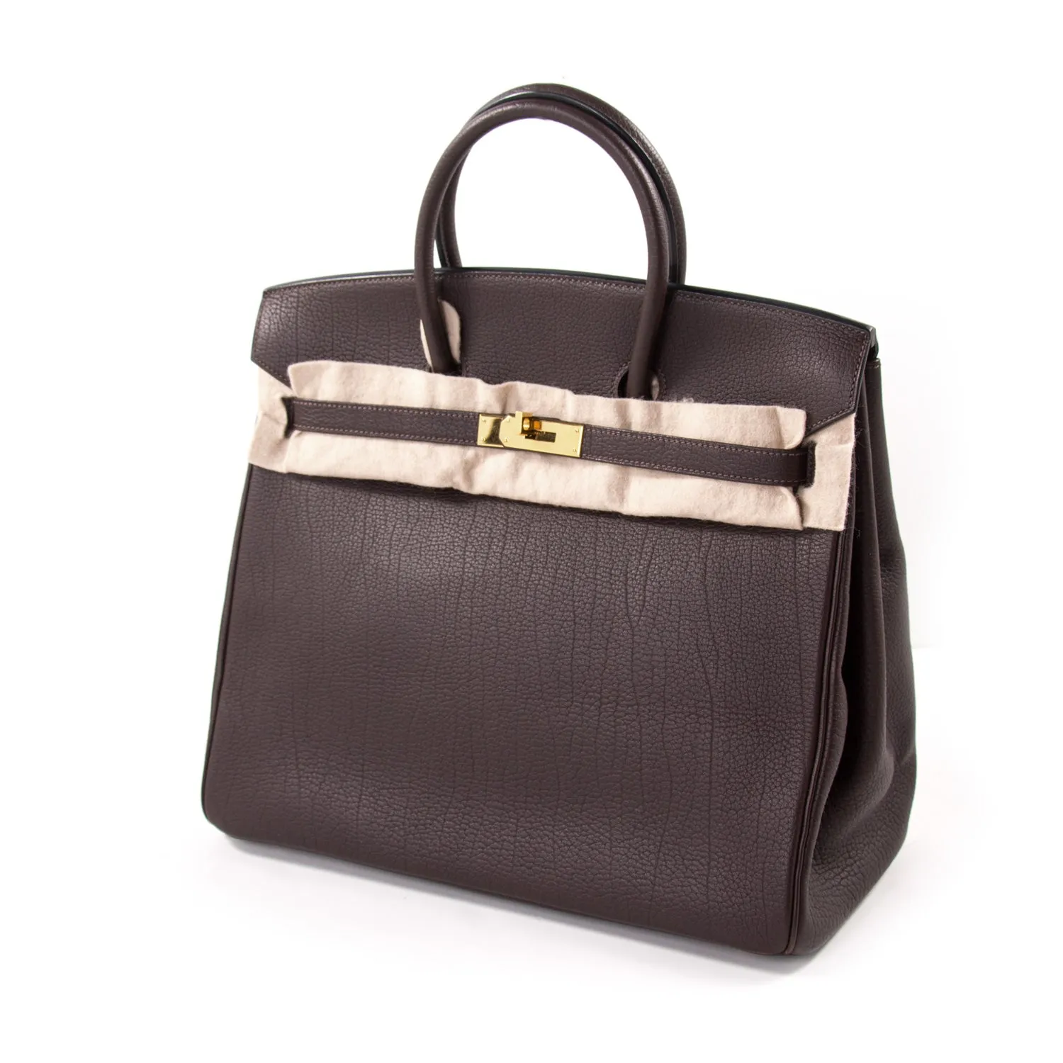 Hermès Birkin 36 HAC Cafe Fjord Leather