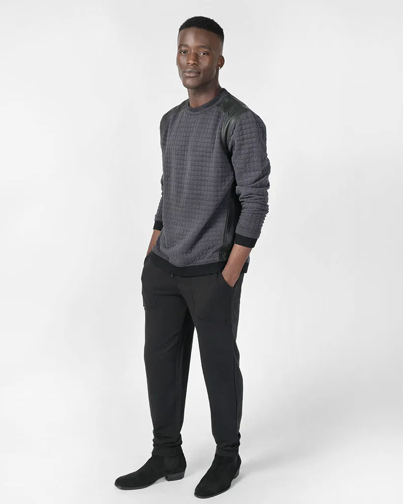 Herzfeld Mixed Media Pullover