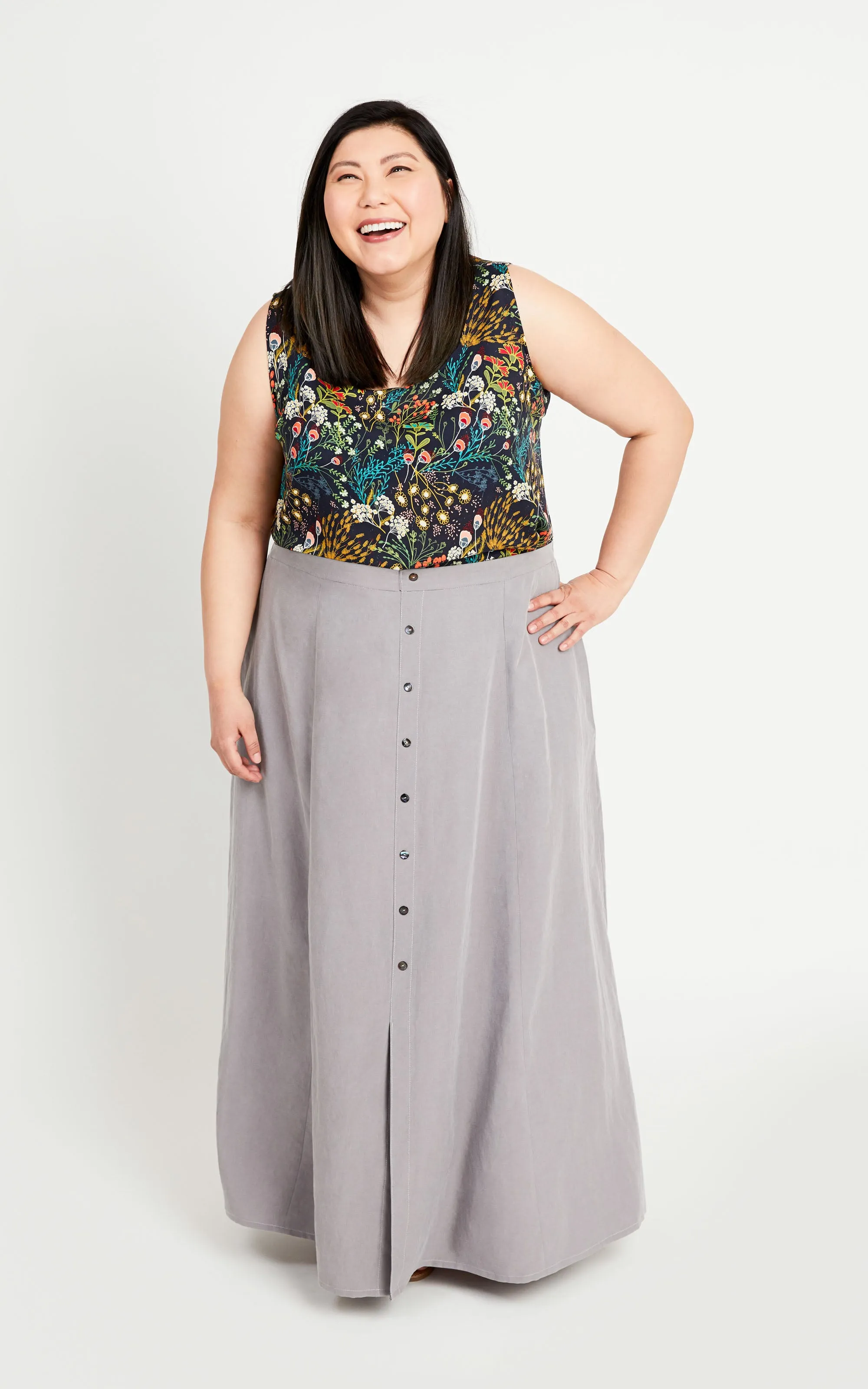 Holyoke Maxi Dress & Skirt 12-32 PDF pattern