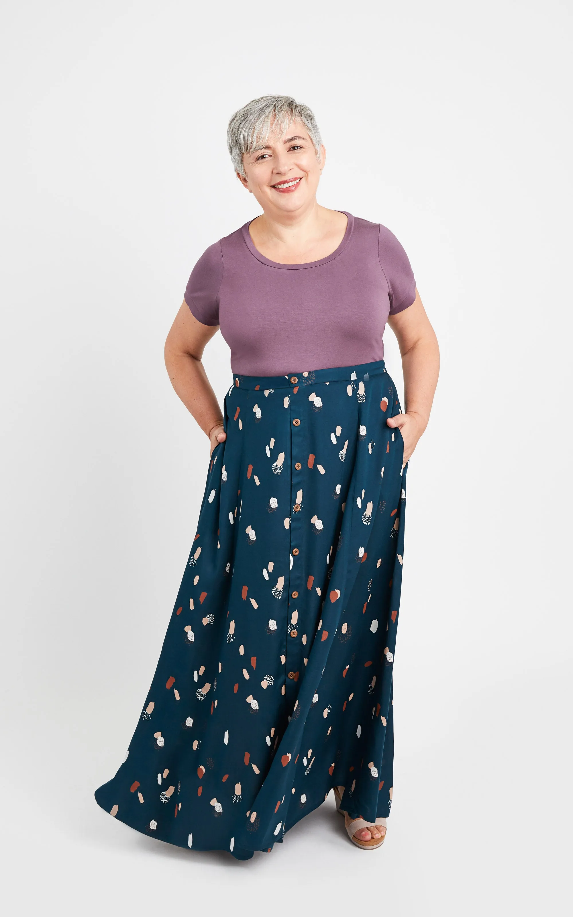 Holyoke Maxi Dress & Skirt 12-32 PDF pattern
