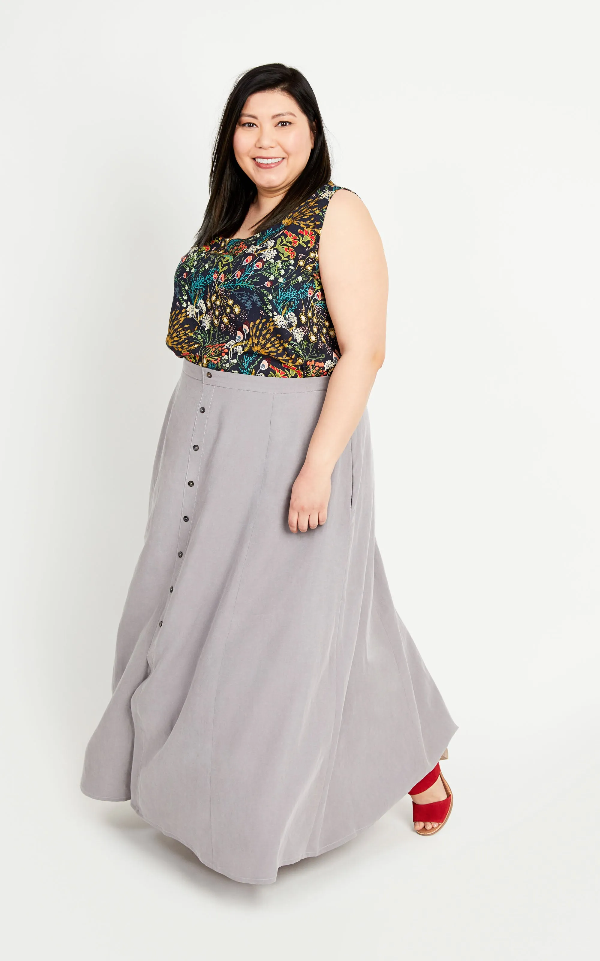 Holyoke Maxi Dress & Skirt 12-32 PDF pattern