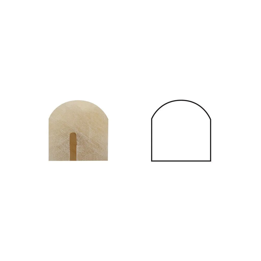 Honey Onyx 3/4 X 12 Bullnose Liner, Polished