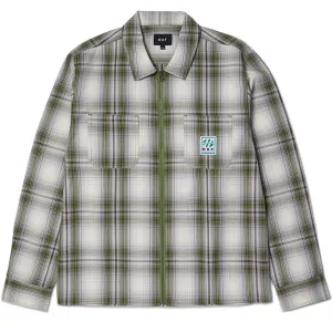 HUF Fillmore Plaid Shacket Leaf