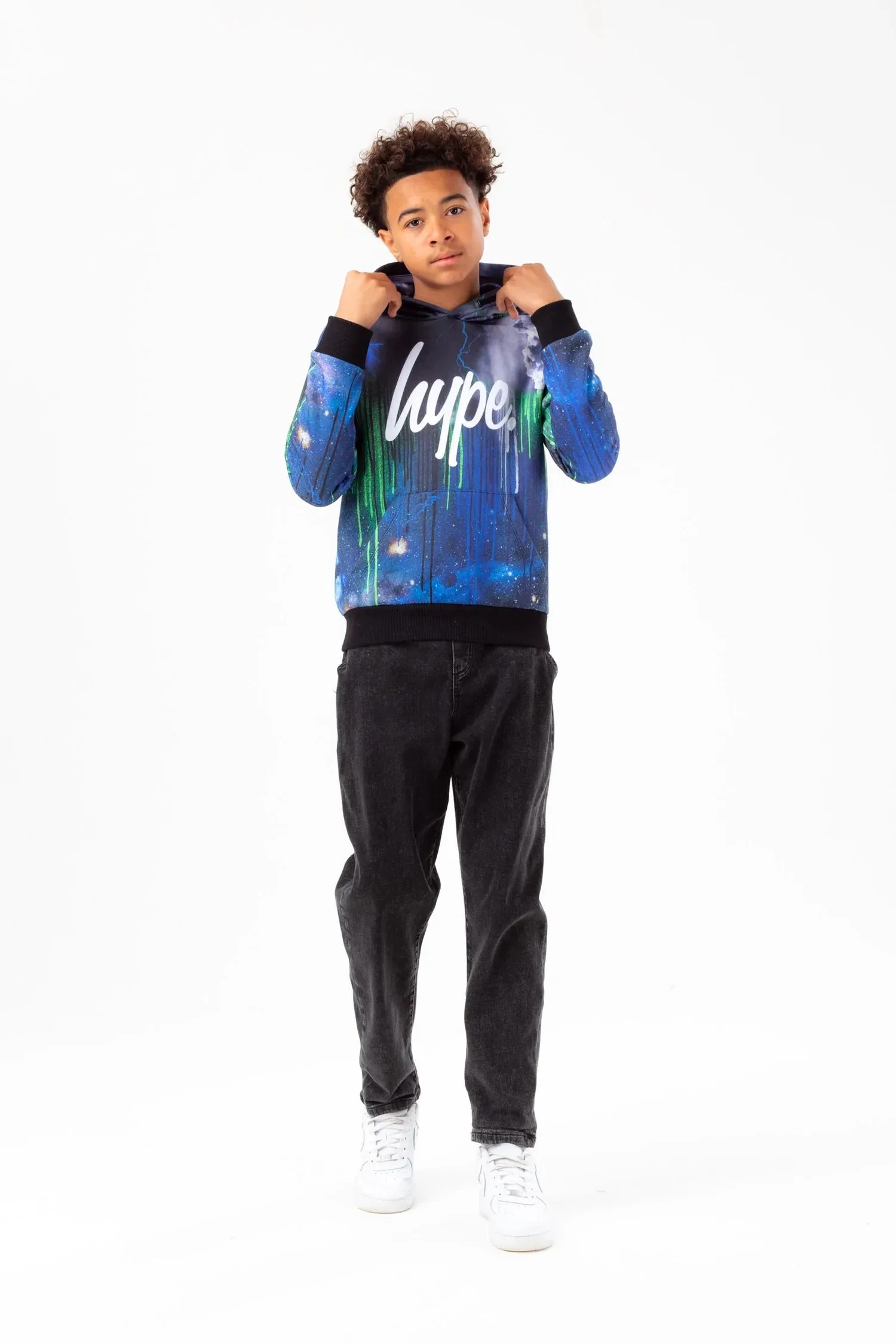 Hype Navy Storm Drips Hoodie Yvlr402