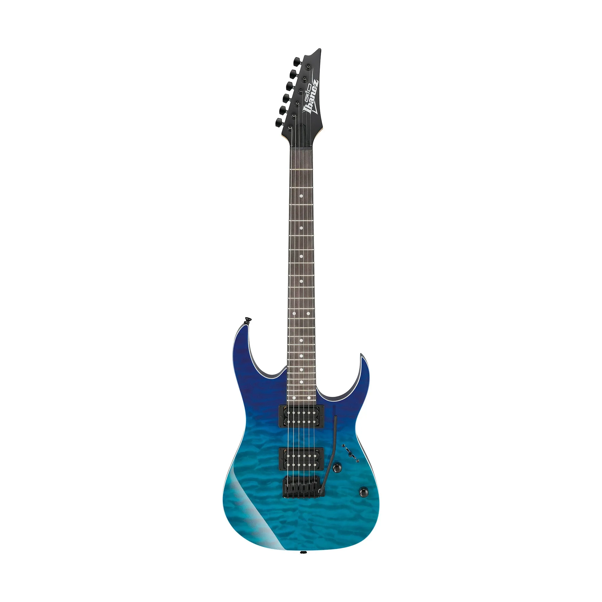 Ibanez Gio GRG120QASP-BGD 6-String Electric Guitar, Blue Gradiation