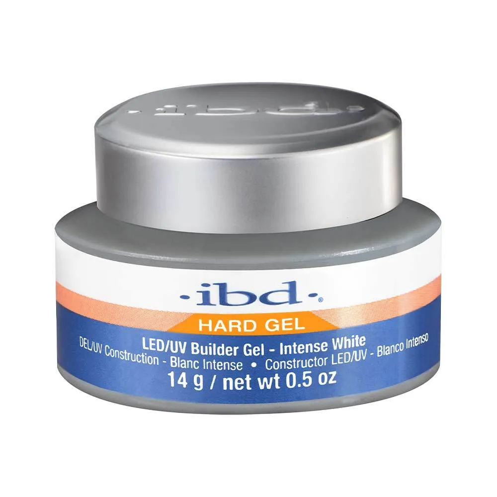 IBD Hard Gel - LED/UV Builder Gel - Intense White