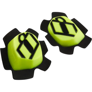 Icon Cloverleaf2 Motorcycle Protectors Replacement Knee Puck - Hi-Viz